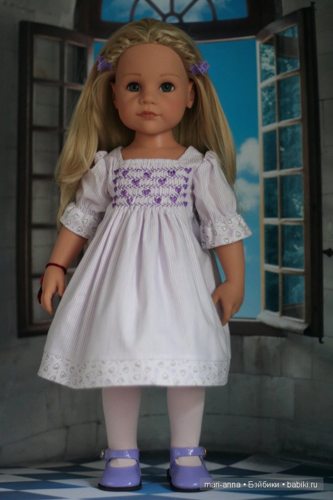 Нежные сердечки. Платье для Ханнаы от Готц