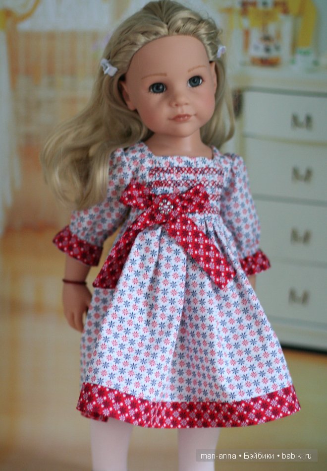 Волшебные снежинки. Платье для Ханнаы от Готц (фото 7)