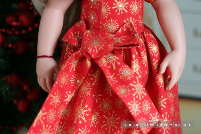 Золотые снежинки. Платье для Ханны от Готц (фото 3)