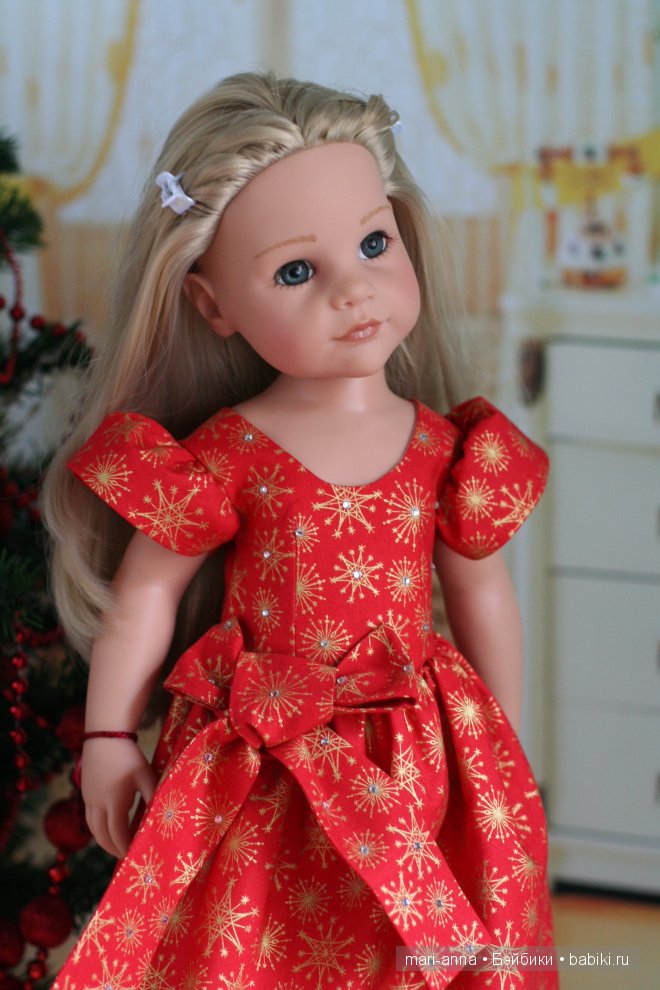 Золотые снежинки. Платье для Ханны от Готц (фото 2)