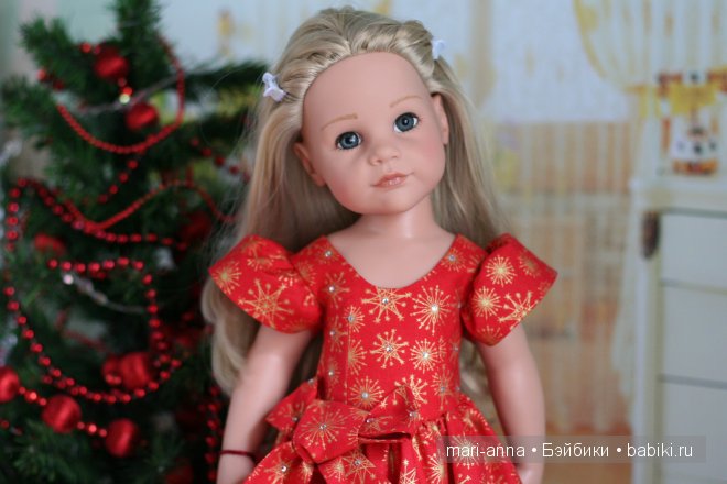 Золотые снежинки. Платье для Ханны от Готц