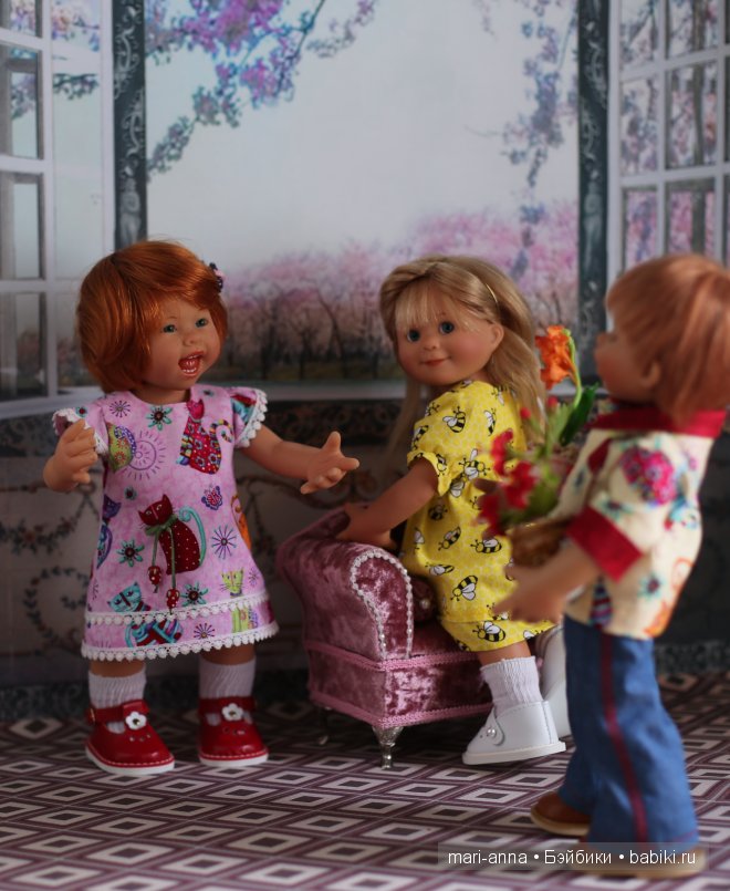 По следам 8 марта... гномики Wichtel von Rosmarie Muller (фото 4)