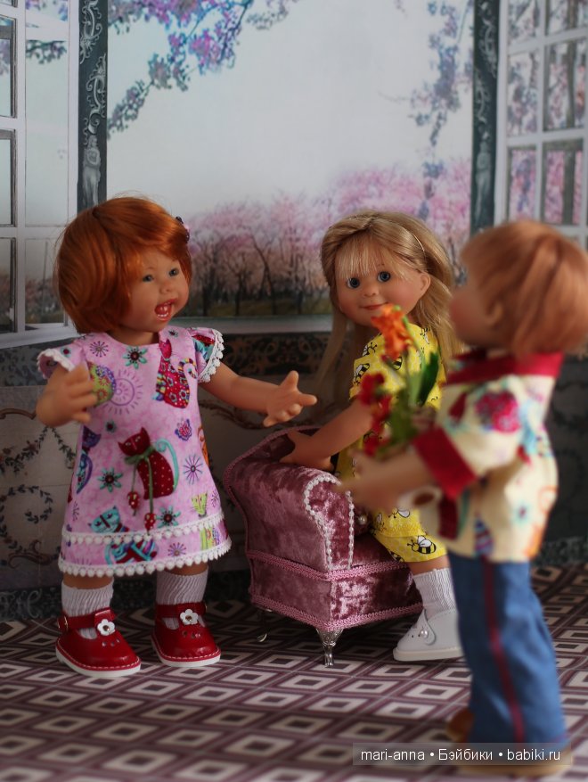 По следам 8 марта... гномики Wichtel von Rosmarie Muller (фото 3)