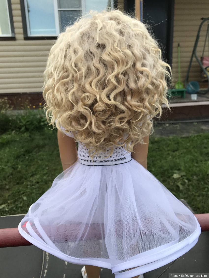 Перезагрузка причесок моих девочек или продолжение экспериментов с волосами из козы (фото 9)