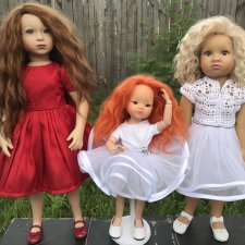 Перезагрузка причесок моих девочек или продолжение экспериментов с волосами из козы