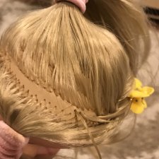 Допрошью волосы вашей кукле Gotz