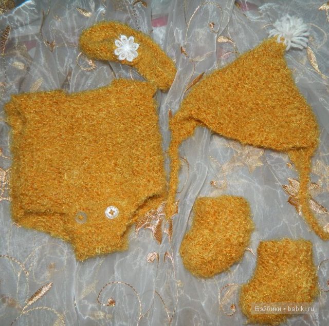 Тепленький комплект для малышки (фото 3)