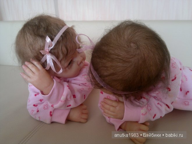 Мои новые малышки реборн из молда Лука