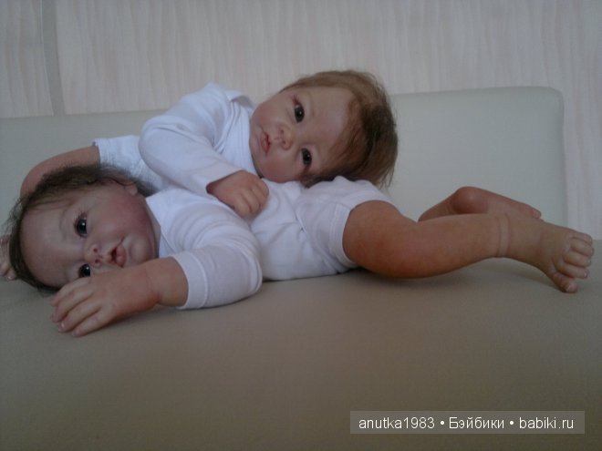 Мои новые малышки реборн из молда Лука