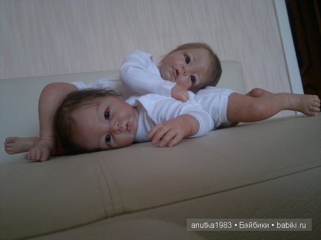 Мои новые малышки реборн из молда Лука
