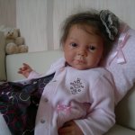 Кукла реборн из молда Камилла.