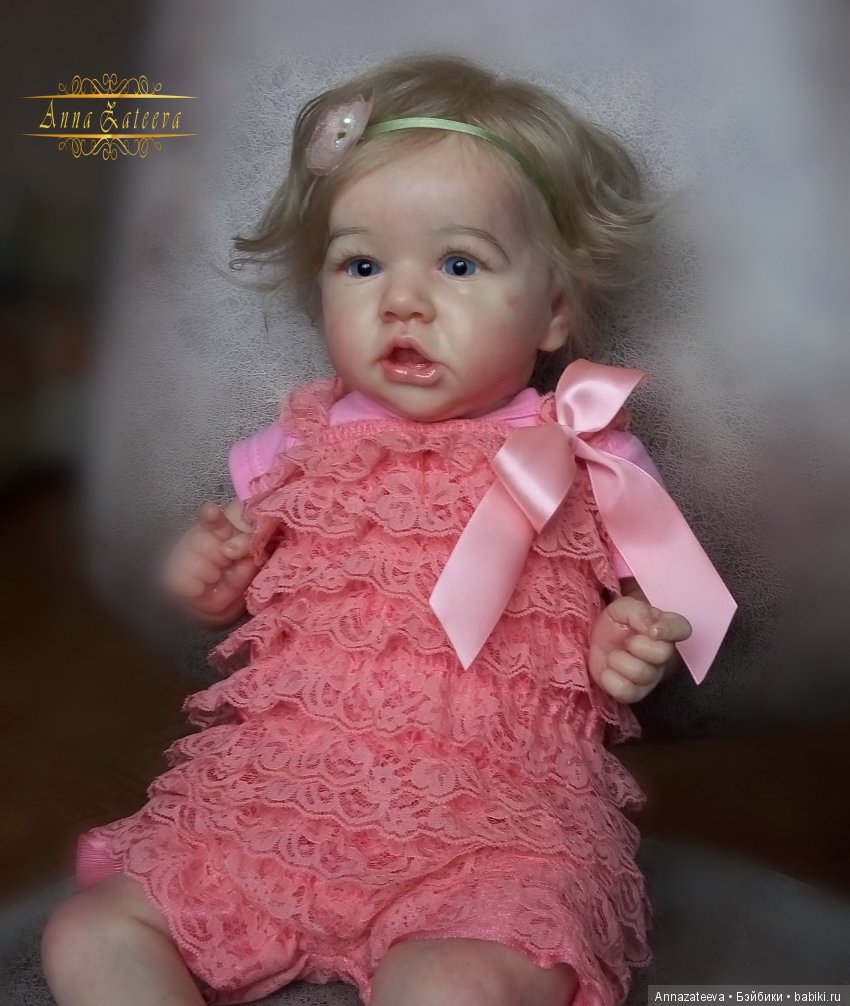 Малышка реборн из молда Саския, куклы реборн Затеевой Анны (фото 2)