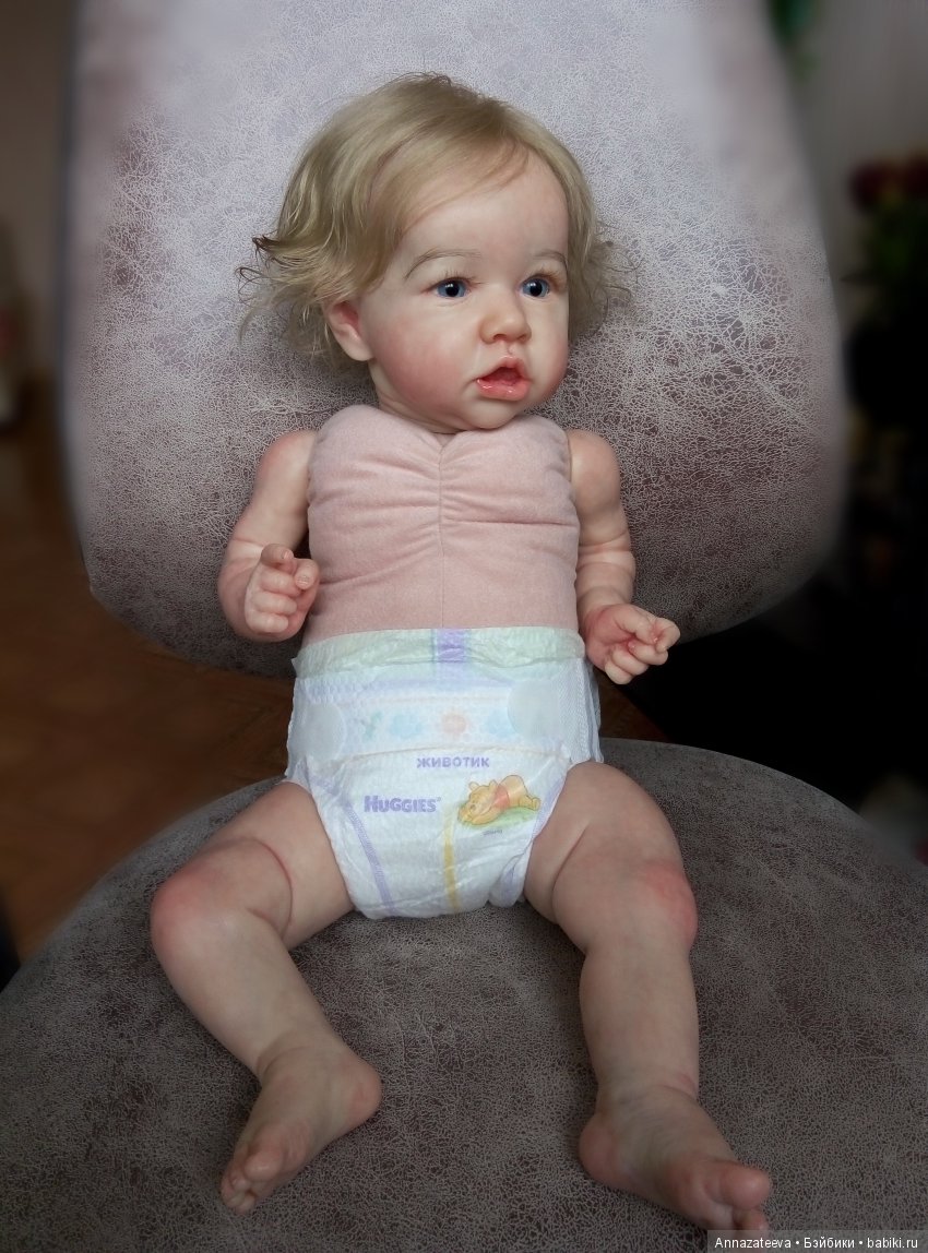 Малышка реборн из молда Саския, куклы реборн Затеевой Анны (фото 8)