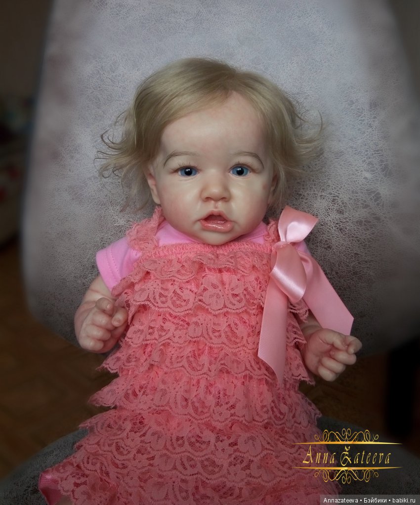 Малышка реборн из молда Саския, куклы реборн Затеевой Анны