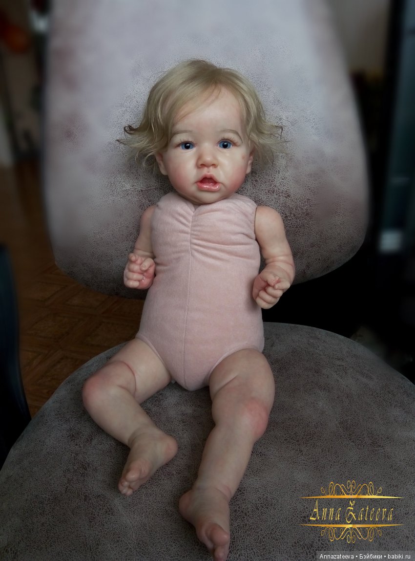 Малышка реборн из молда Саския, куклы реборн Затеевой Анны (фото 7)