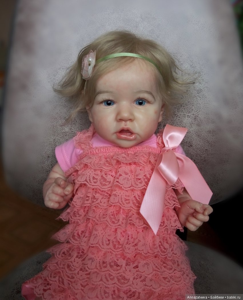 Малышка реборн из молда Саския, куклы реборн Затеевой Анны (фото 3)
