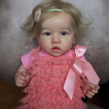 Малышка реборн из молда Саския, куклы реборн Затеевой Анны.