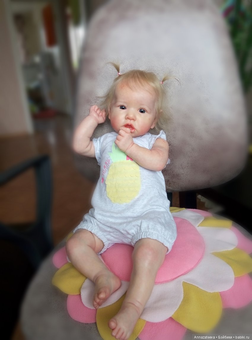 Малышка Саския — Куклы Реборн (Reborn): работы мастеров