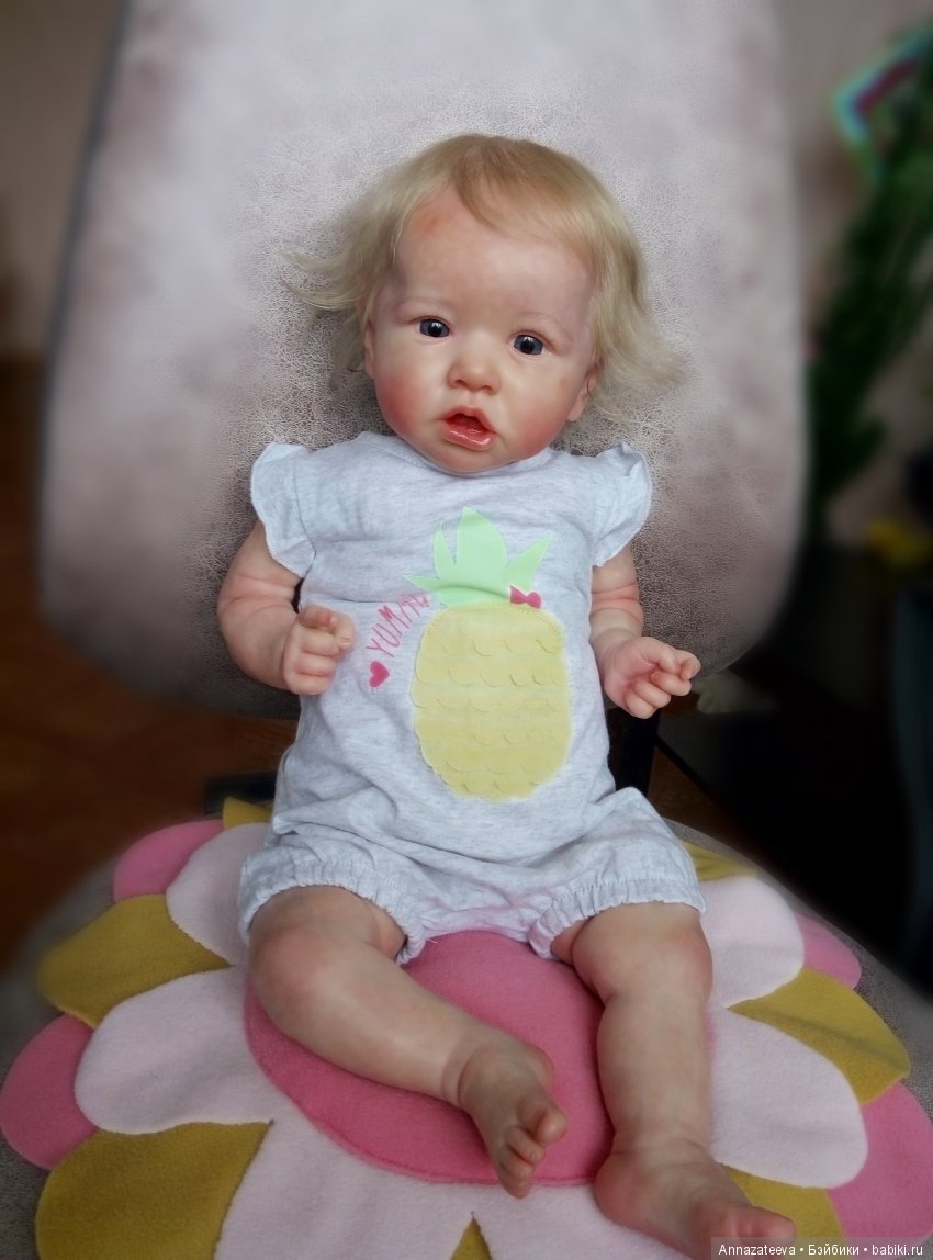 Малышка Саския — Куклы Реборн (Reborn): работы мастеров