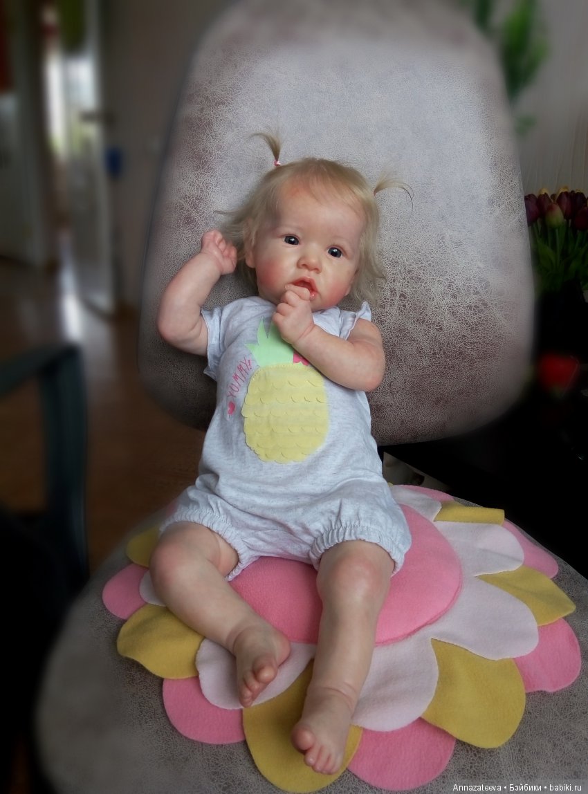 Малышка Саския — Куклы Реборн (Reborn): работы мастеров