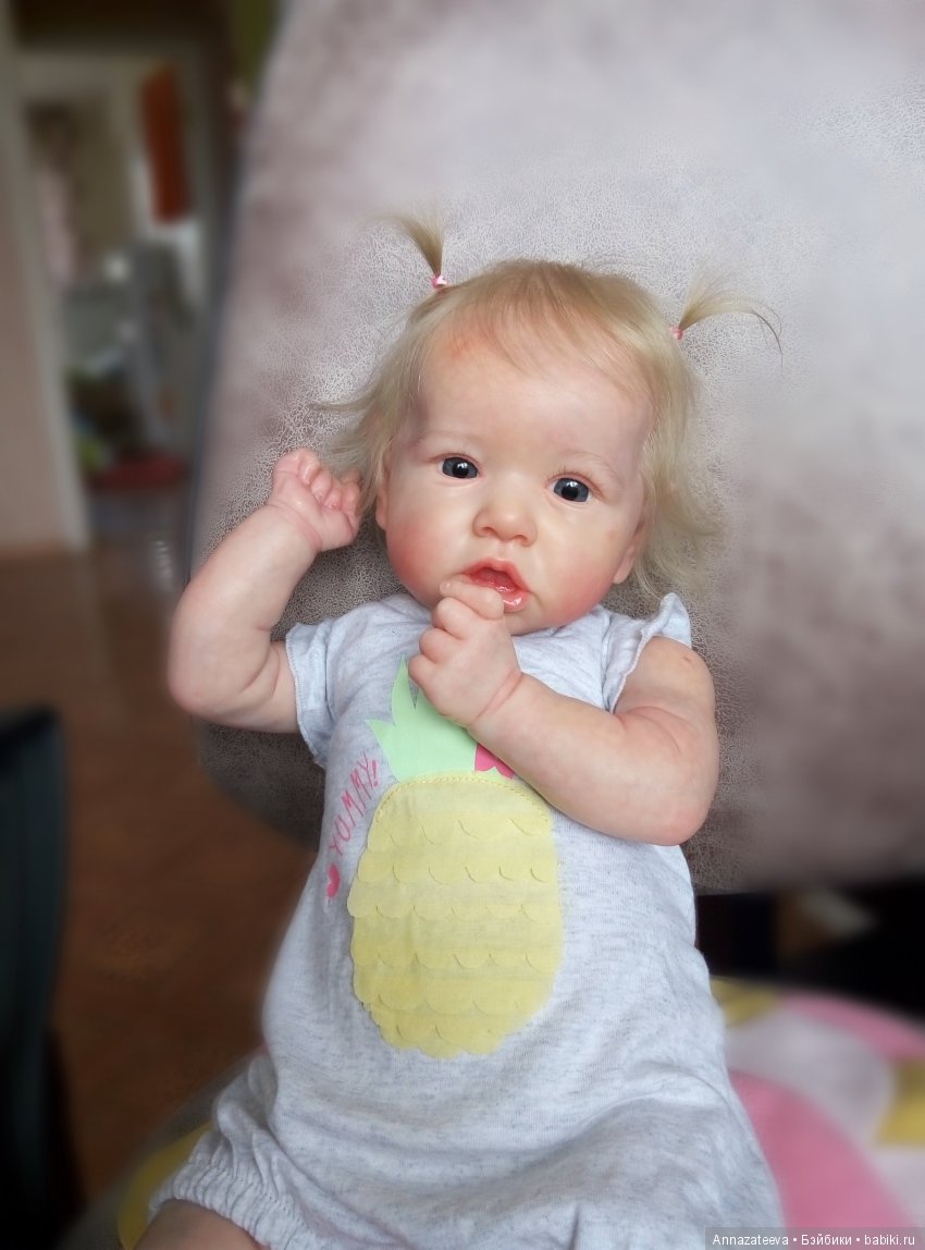 Малышка Саския — Куклы Реборн (Reborn): работы мастеров