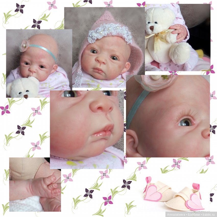 Малышка реборн Kandy скульптор Sebilla Bos