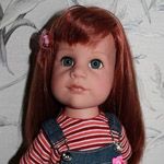 Кукла Gotz, мой первый опыт покраски волос