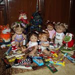 Толстушки Berenguer у ёлки