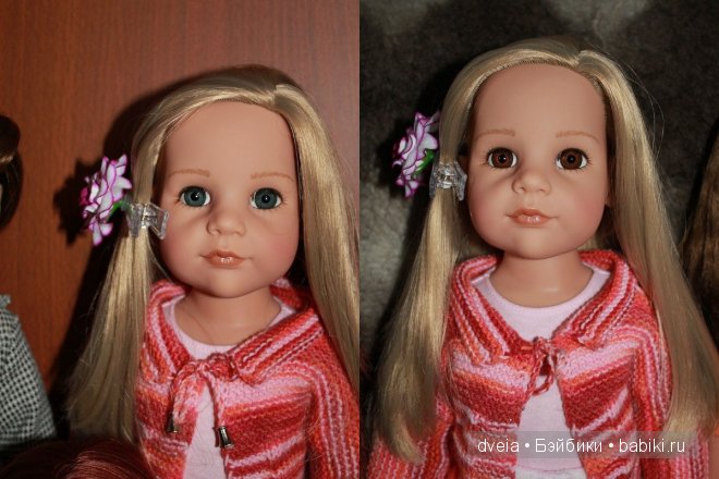 Замена глаз Ханнам от Gotz