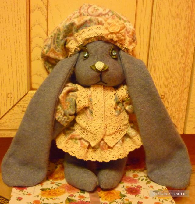 Слонёнок и зайчонок-мои тканевые игрушки (фото 5)