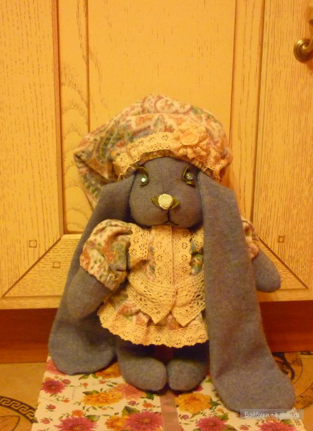 Слонёнок и зайчонок-мои тканевые игрушки (фото 4)