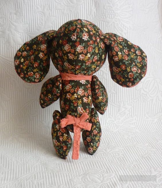 Гламурный слоник — Текстильные игрушки и примитивы: кофейные (фото 3)