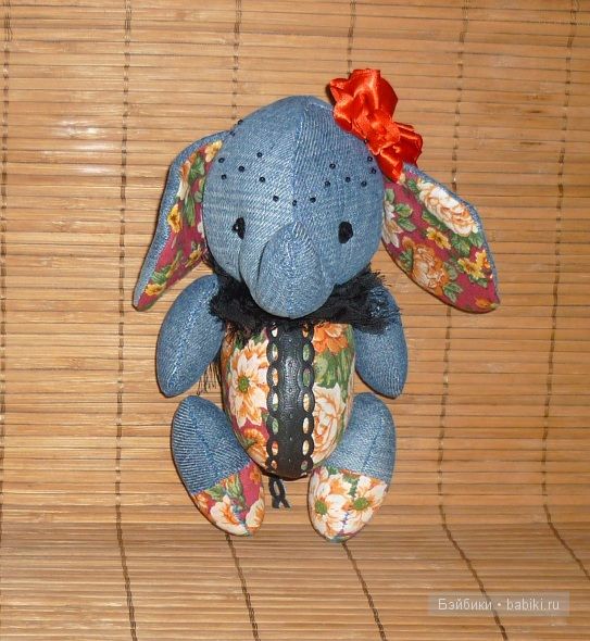 Джинсовая циркачка — Текстильные игрушки и примитивы: кофейные (фото 4)