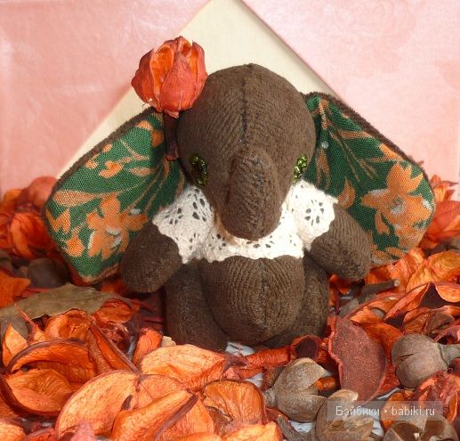 Маленькие-для любви — Текстильные игрушки и примитивы: кофейные (фото 6)