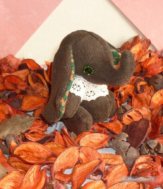Маленькие-для любви — Текстильные игрушки и примитивы: кофейные (фото 4)