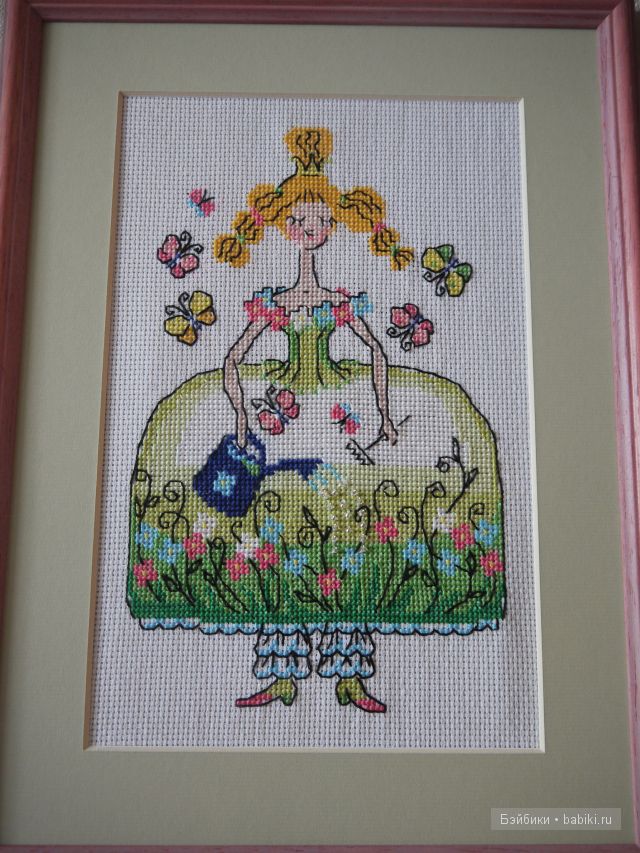 Куклы на пяльцах — Другие хобби и увлечения: сад (фото 3)