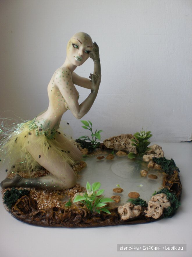 Купальщица. ООАК Алёны Новченковой (фото 8)