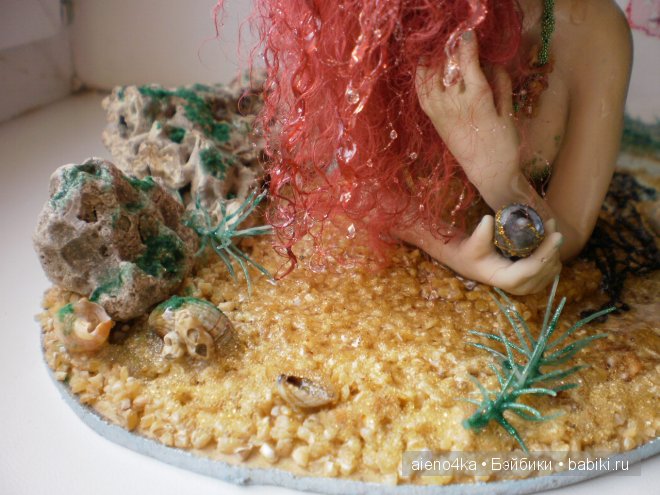 В сетях. Авторская кукла Алёны Новченковой