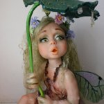 Авторская кукла Лейсан. Первый весенний дождик