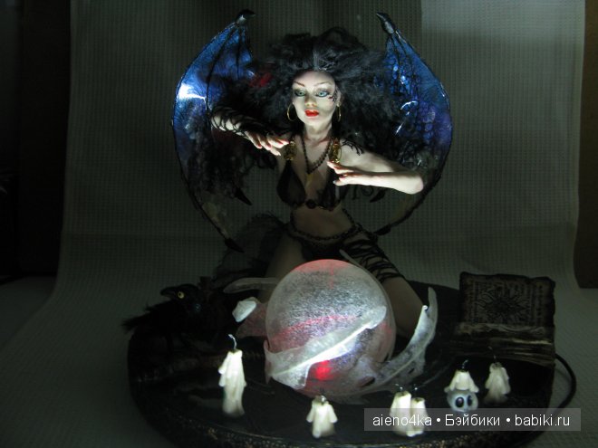 Авторская кукла Геката - богиня мрака и колдовства