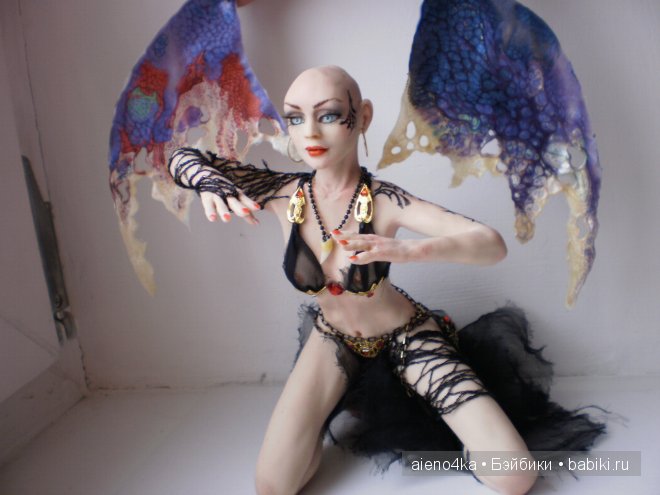 Авторская кукла Геката - богиня мрака и колдовства