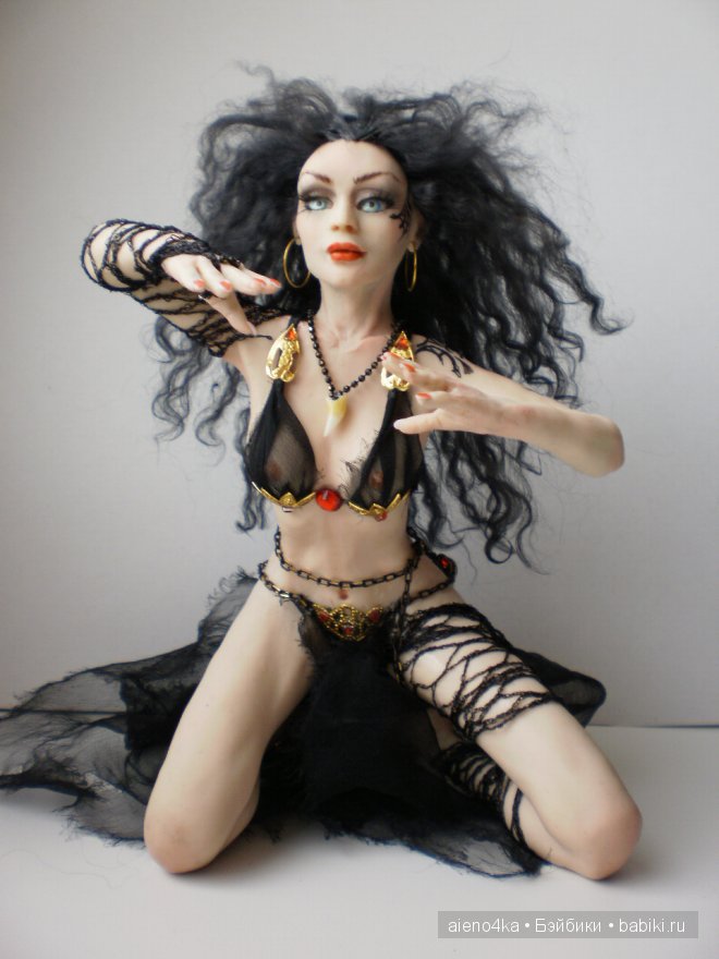 Авторская кукла Геката - богиня мрака и колдовства