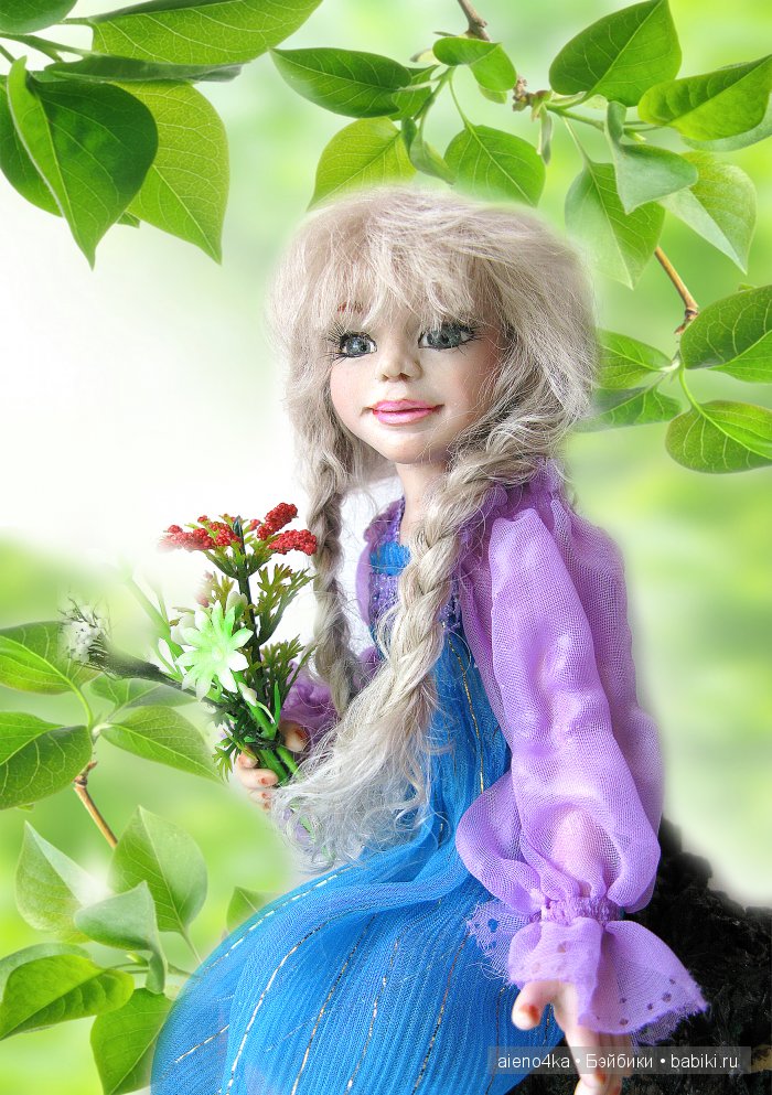 Алёнка, юбилейная авторская кукла | Бэйбики Алёнка, юбилейная авторская кукла