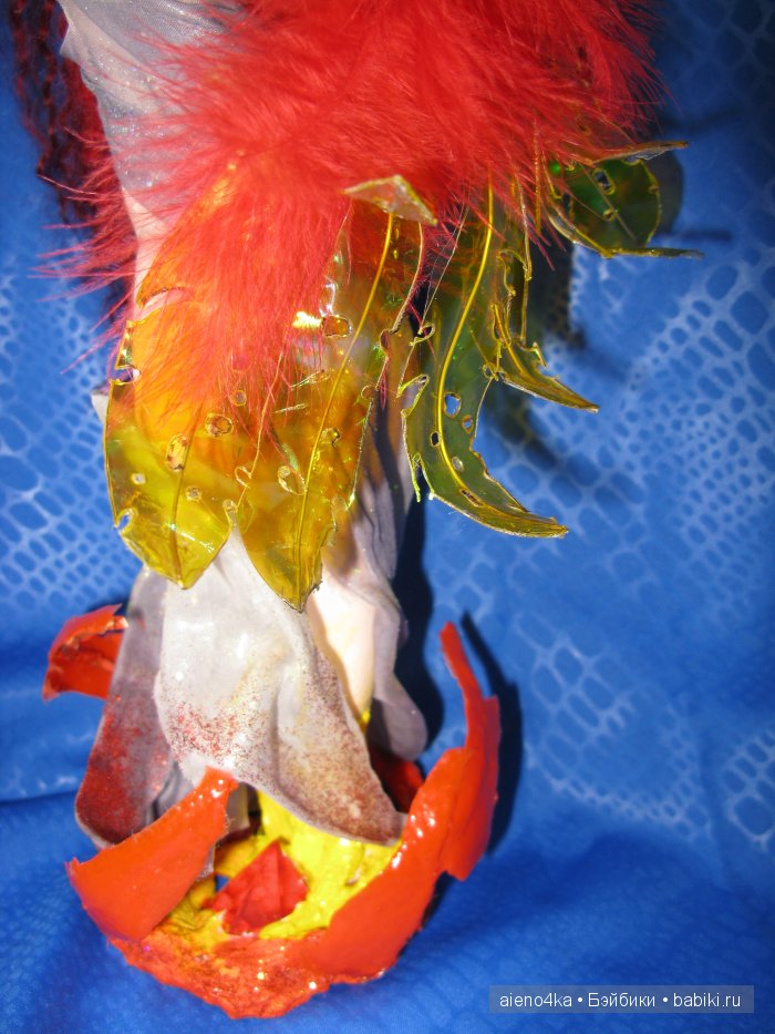 Жар-птица или Феникс -2. Авторская кукла своими руками