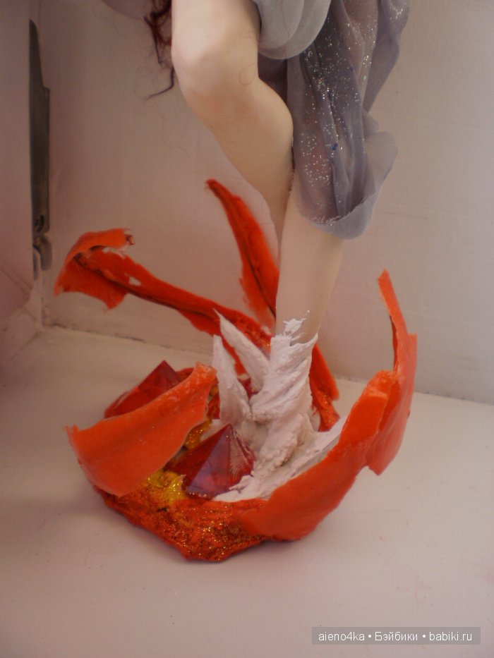 Жар-птица или Феникс -2. Авторская кукла своими руками