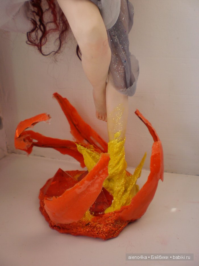 Жар-птица или Феникс -2. Авторская кукла своими руками