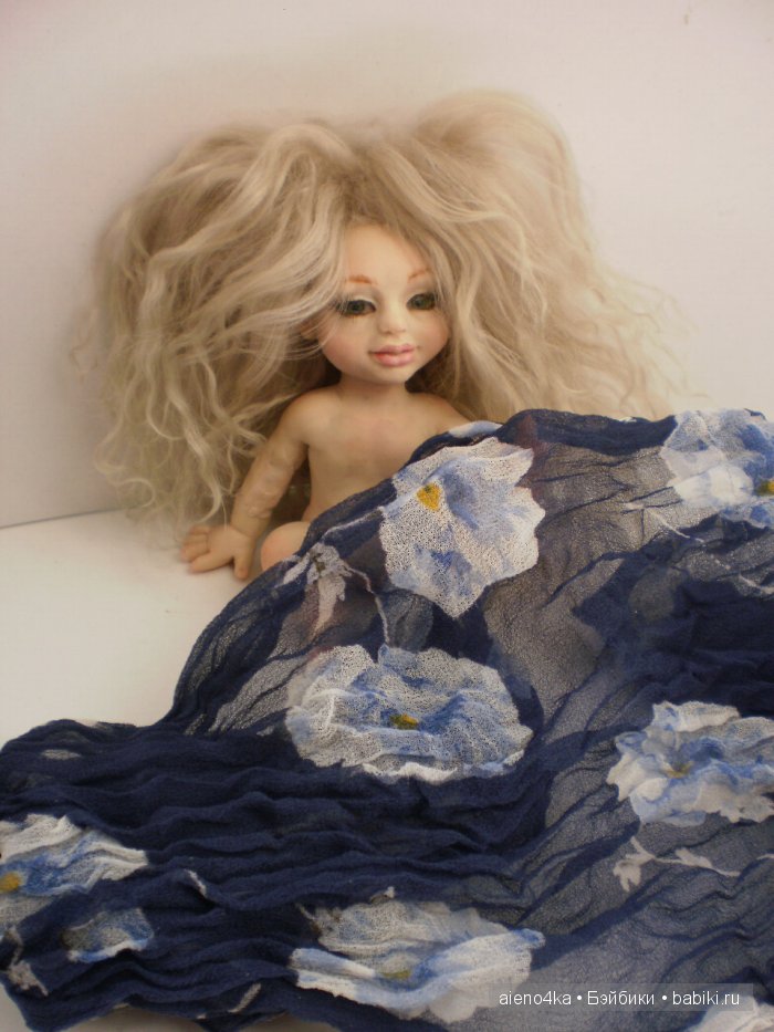 Настенька. Моя первая малявочка. ООАК кукла ручной работы Алёны Новченковой