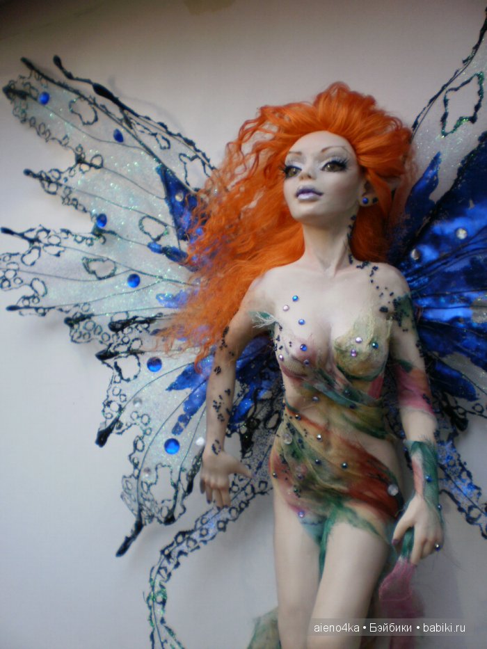 Авторская кукла Каллима. Бабочка