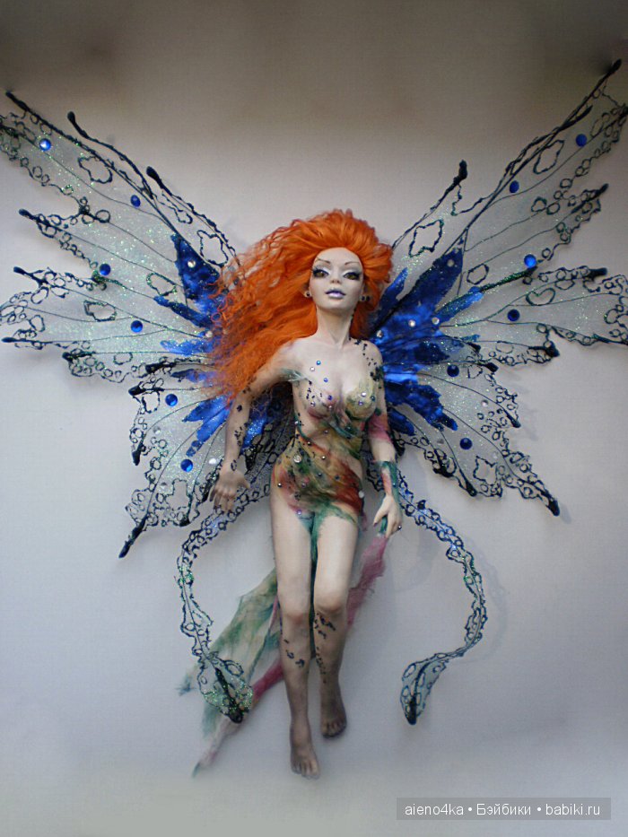 Авторская кукла Каллима. Бабочка