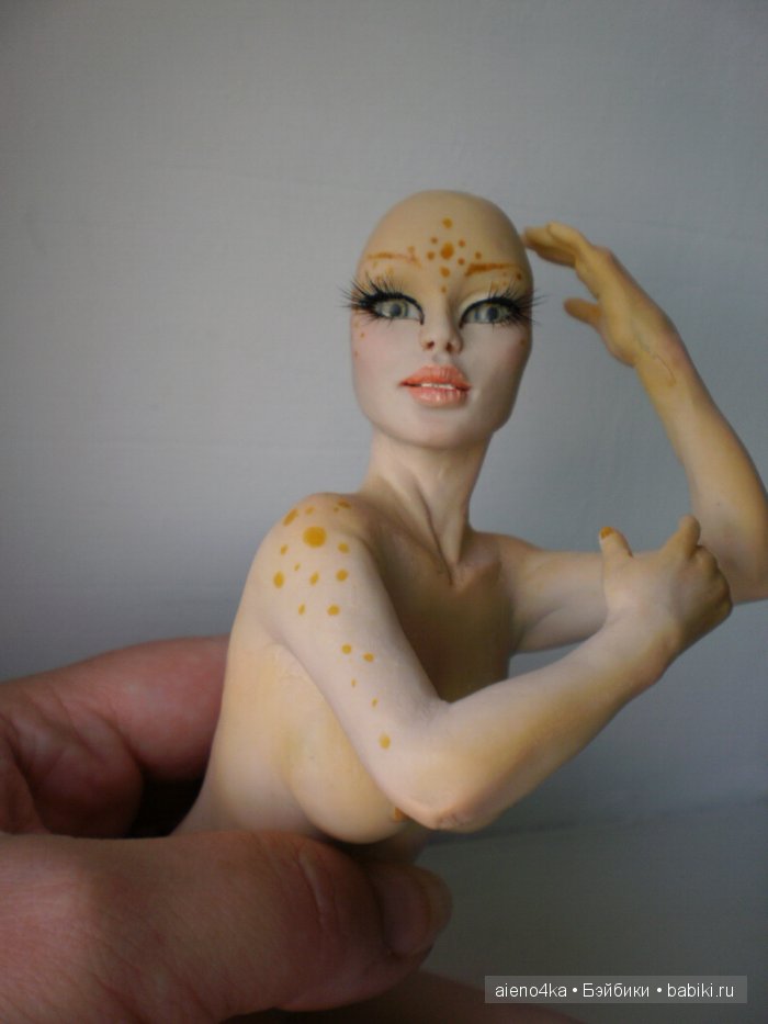 Авторская кукла Купава — Лепка авторских кукол: полимерная глина (фото 7)